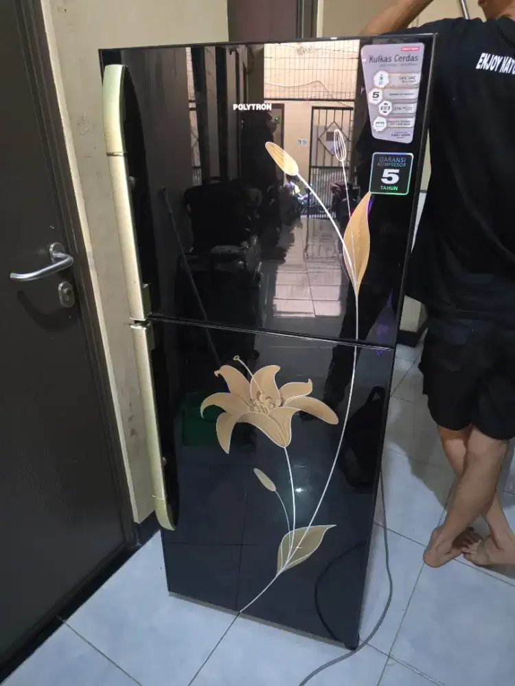 kulkas 2 pintu polytron