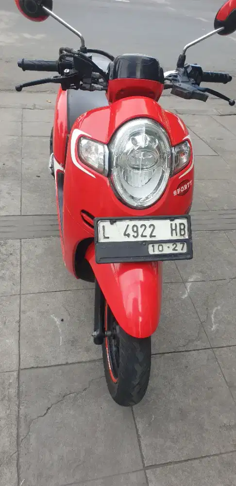 Scoopy Sporty th 2017 mulus pool pjk baru