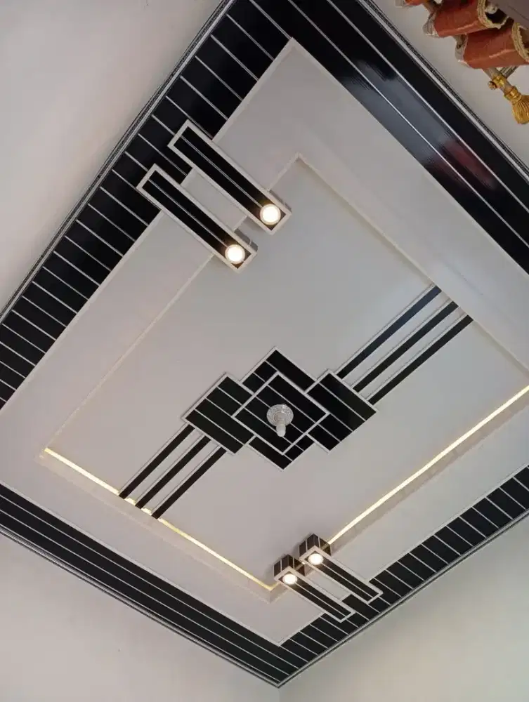 Menerima pemasangan plafon PVC