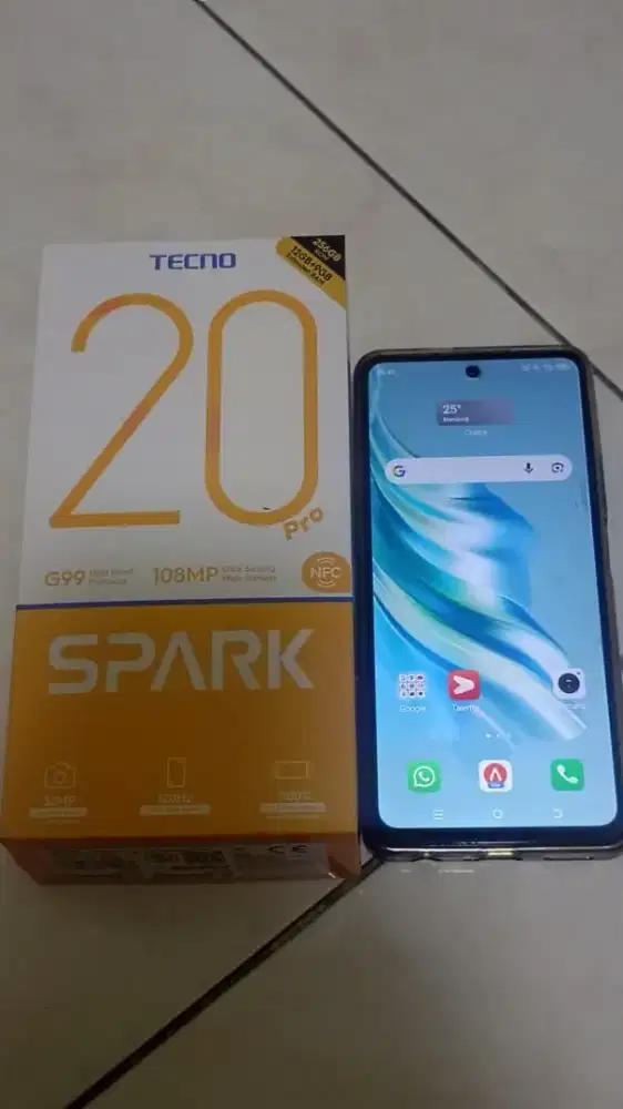 Dijual hape Tecno Spark 20 Pro