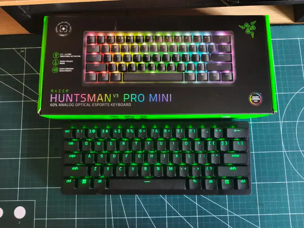 RAZER HUNTSMAN V3 PRO MINI KEYBOARD GAMING E-SPORT 60%