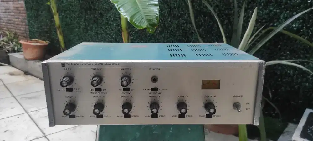 Toa pre amp mixer lawas japan