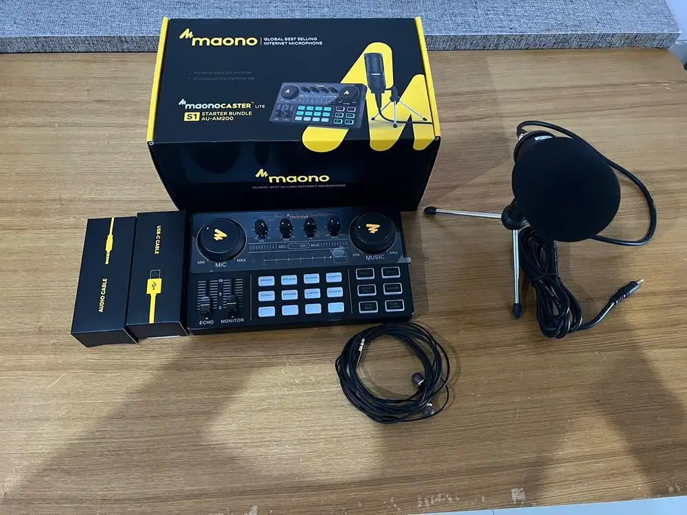 Soundcard mauno am200 1set siap pakai