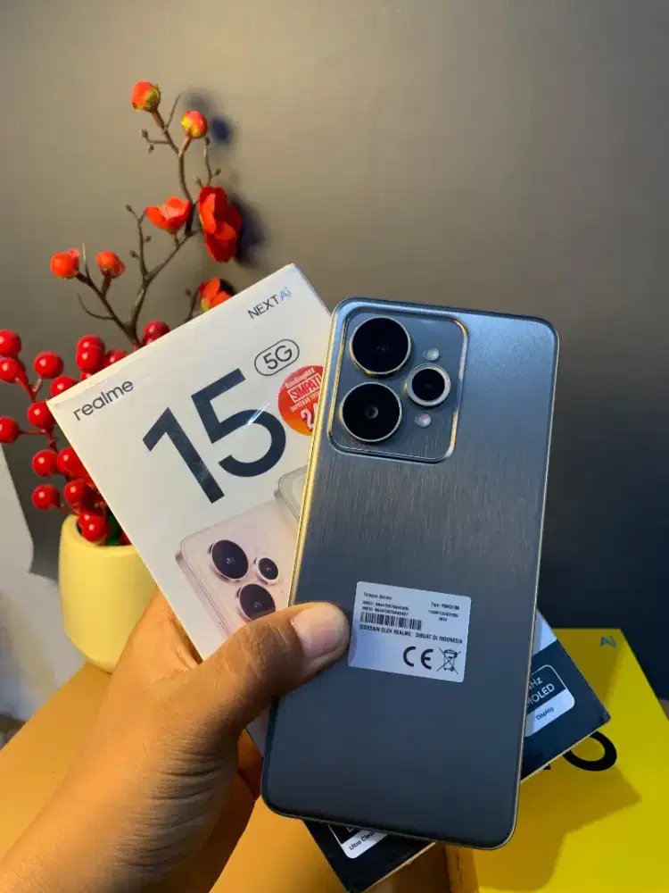 Realme 15 5g 8/256 like new open dosbook