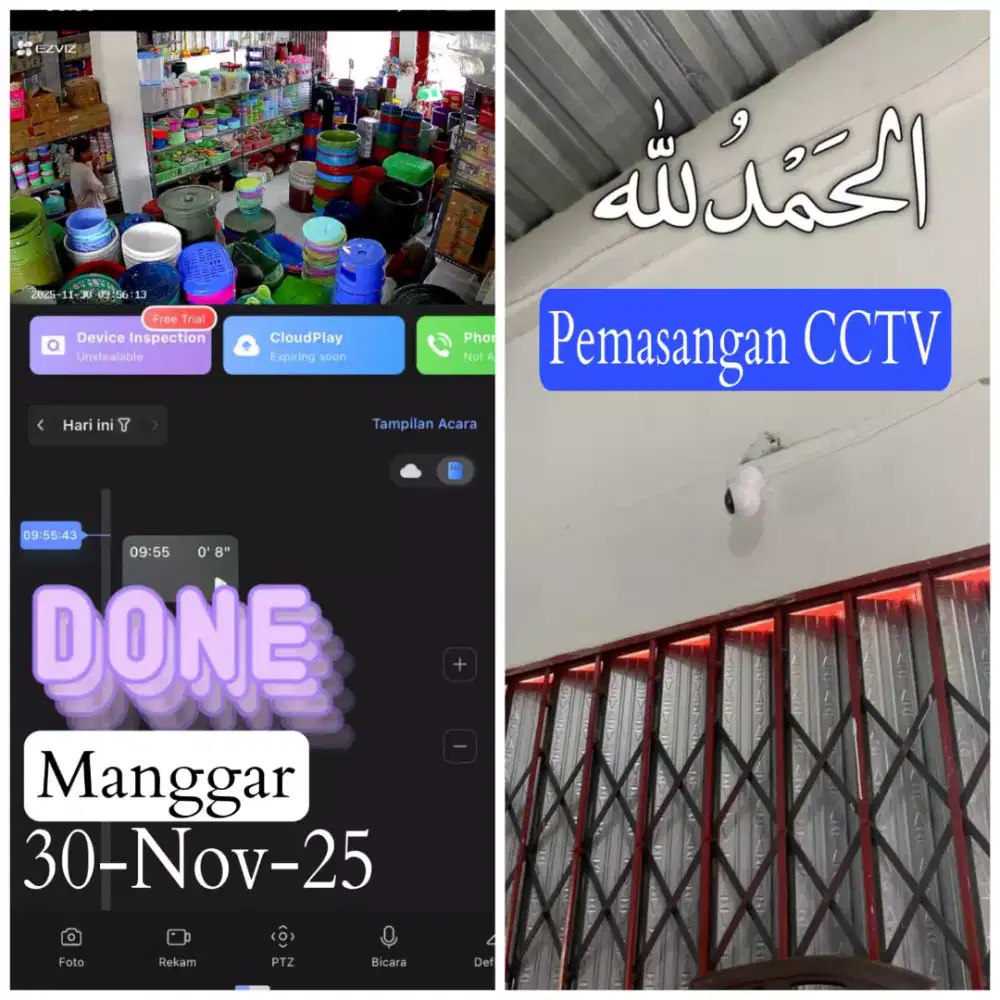IP CAMERA 2MP BERGARANSI ONLINE DIHP GRATIS PEMASANGAN
