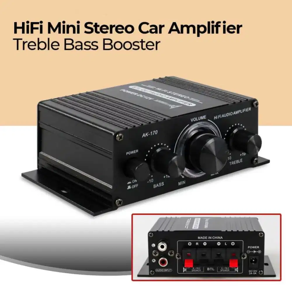 Amplifier Audio HiFi Mini Stereo