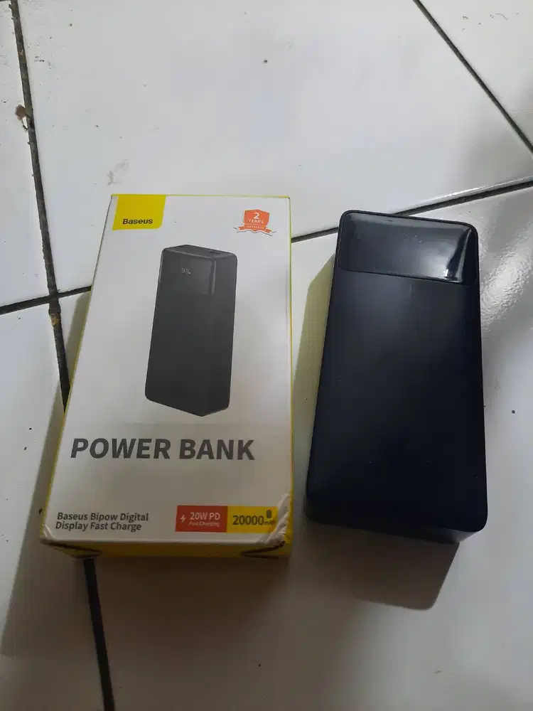 Preloved PowerBank Baseus Bipow Digital Fast Charge 20000mAh 20W