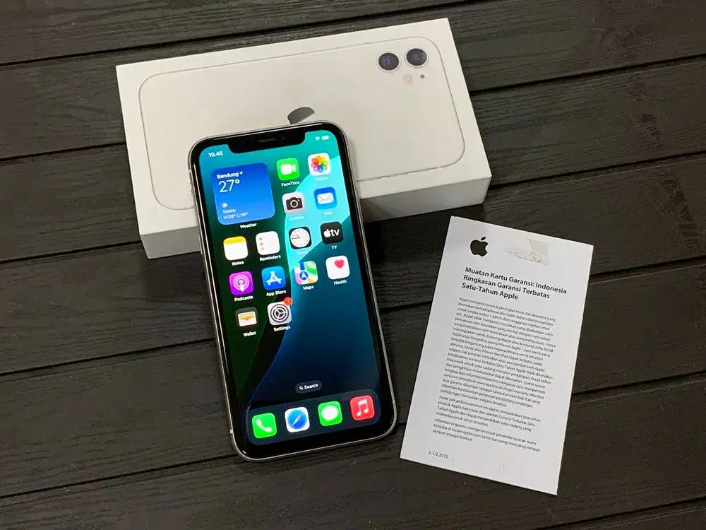 iPhone 11 64gb White iBox PA/A Fullset Original