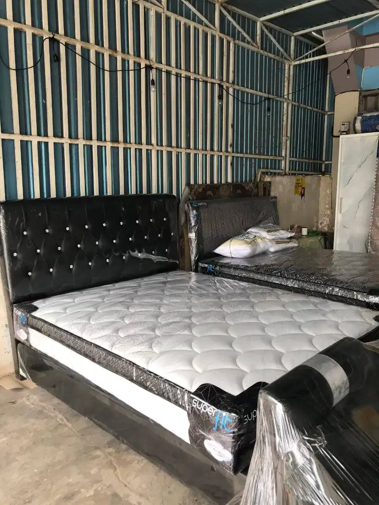 PROMO SET DIVAN SPRINGBED SUPERFIT UK 160X200 SALE GRATIS ANTAR