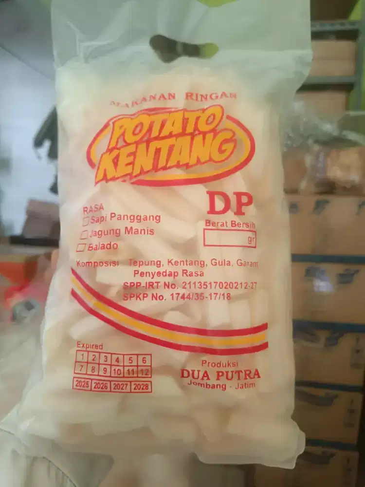 Cemilan potatoo kentang