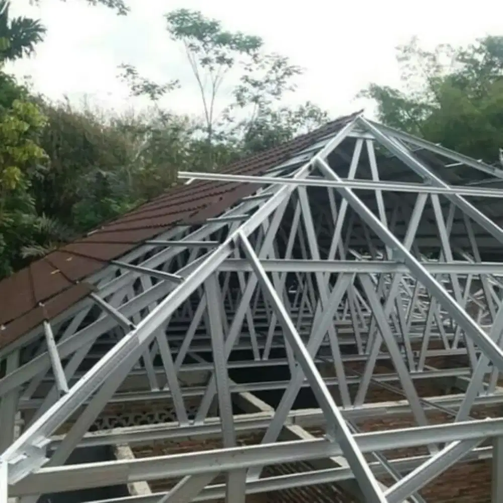 pemasangan atap bajaringan