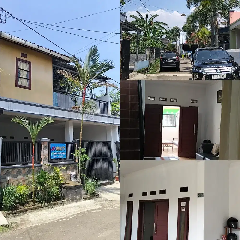 Rumah di jual , 2 lt, full renovasi, strategis, bebas banjir dan aman