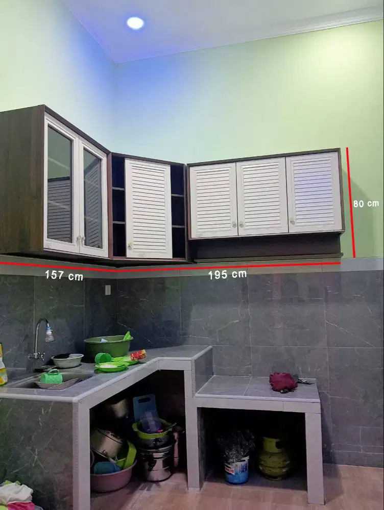 KITCHEN SET LEMARI DAPUR / LEMARI GANTUNG / LEMARI BUMBU