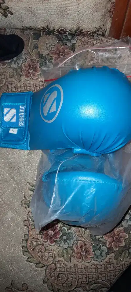 Glove hand protector kumite + sabuk karate