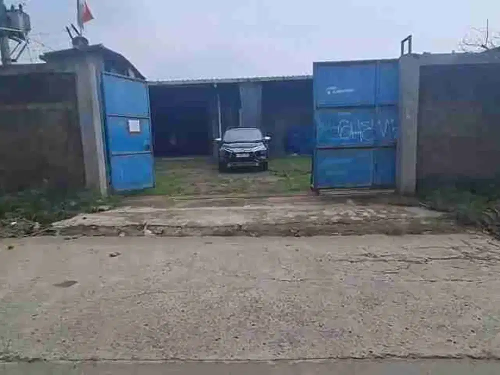 Disewakan gudang siap pakai di padurenan gn Sindur Bogor jalan lebar