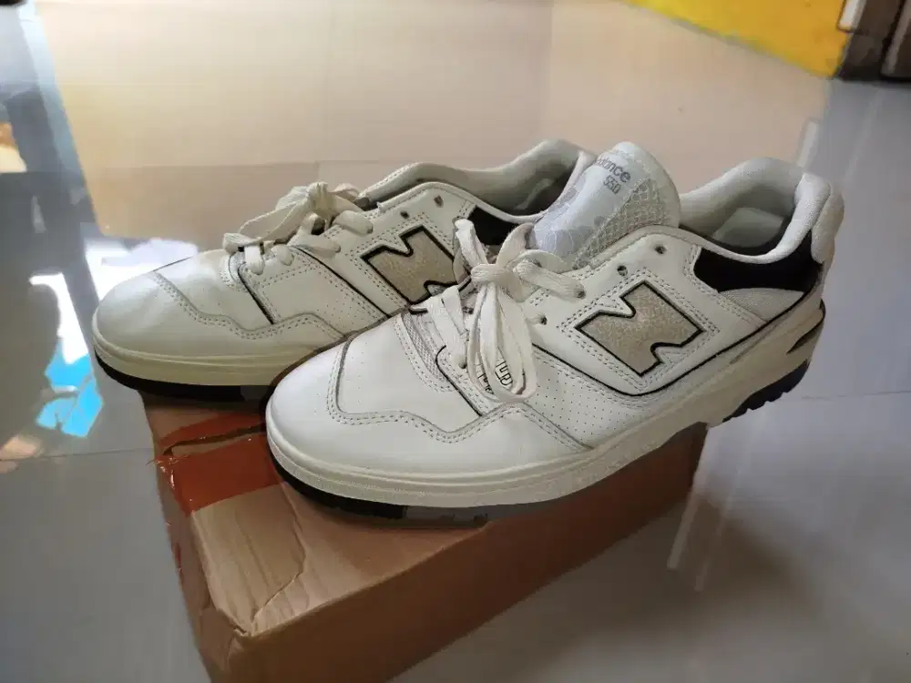 NB New balance 550 seasalt cream black second original authentic