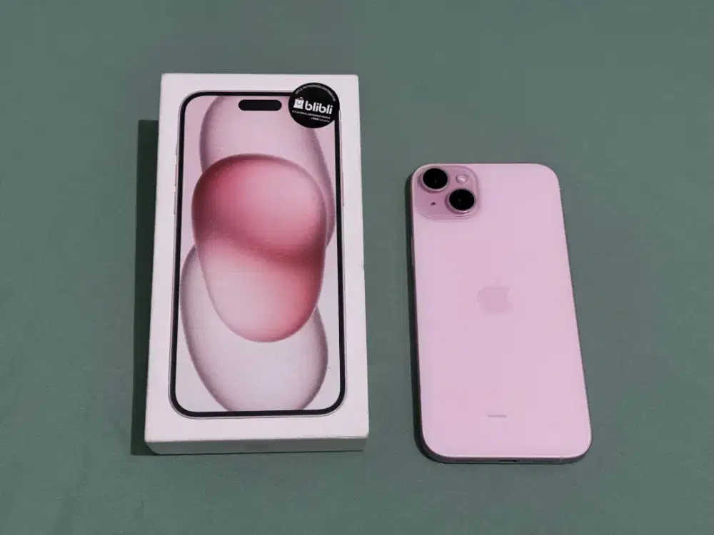 Di jual Ip 15 Plus dengan free apple clear case magsafe