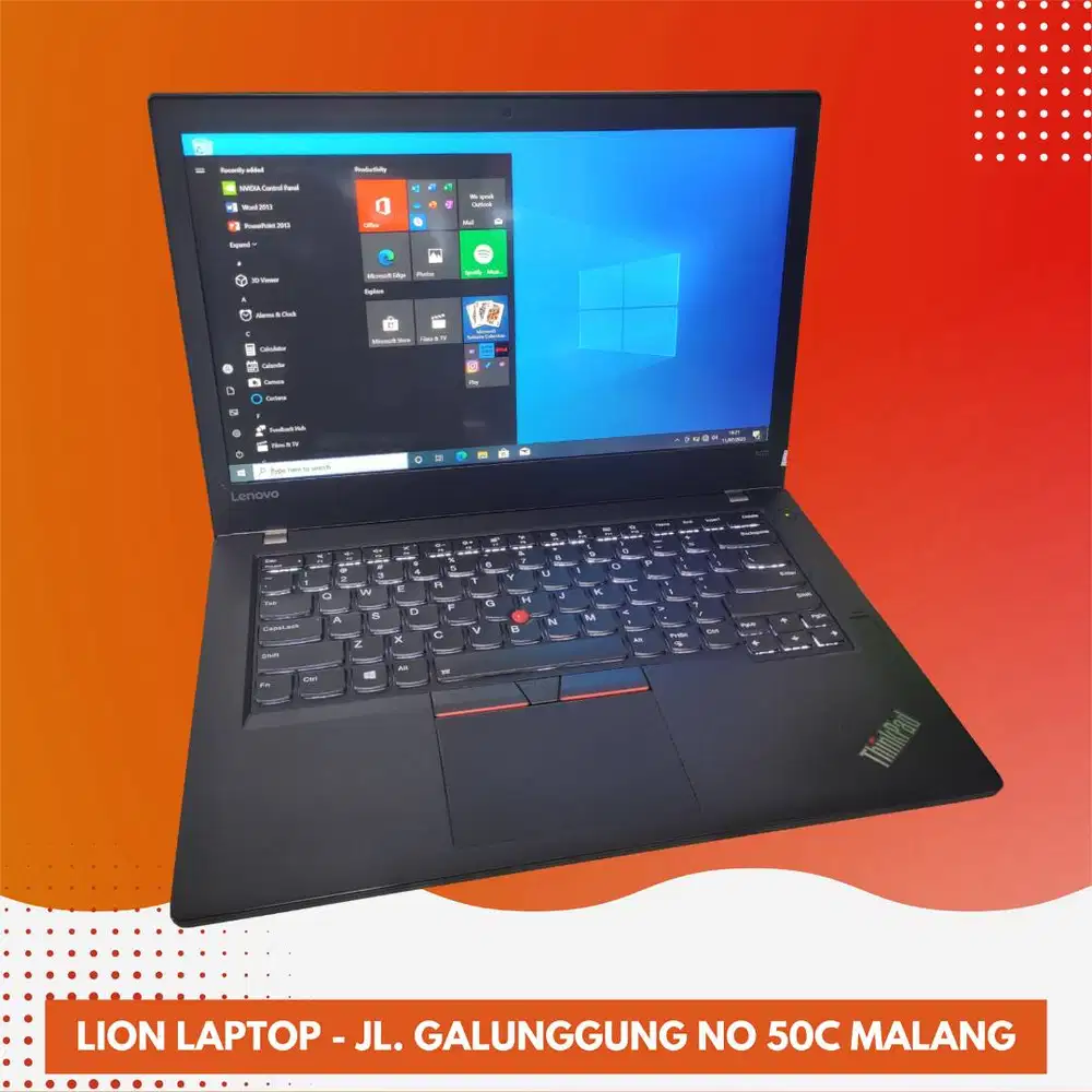 RAM 8GB SSD 256GB i5 Touchscreen Lenovo Thinkpad T470 [08|12]