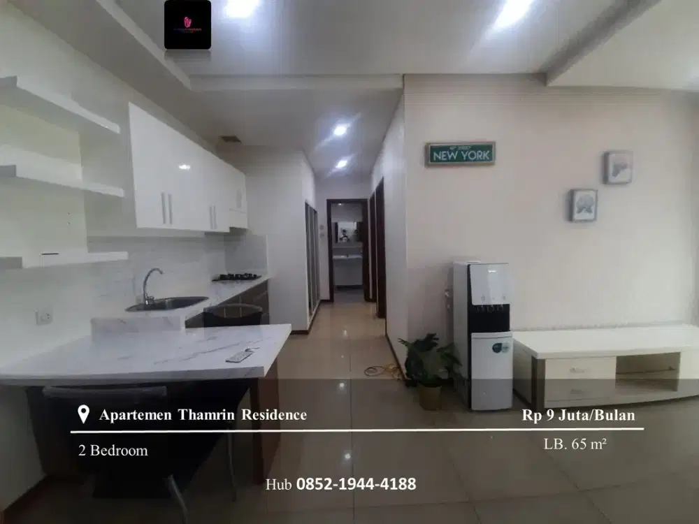 Disewakan Apartement Thamrin Residence Low Floor 2BR Furnished