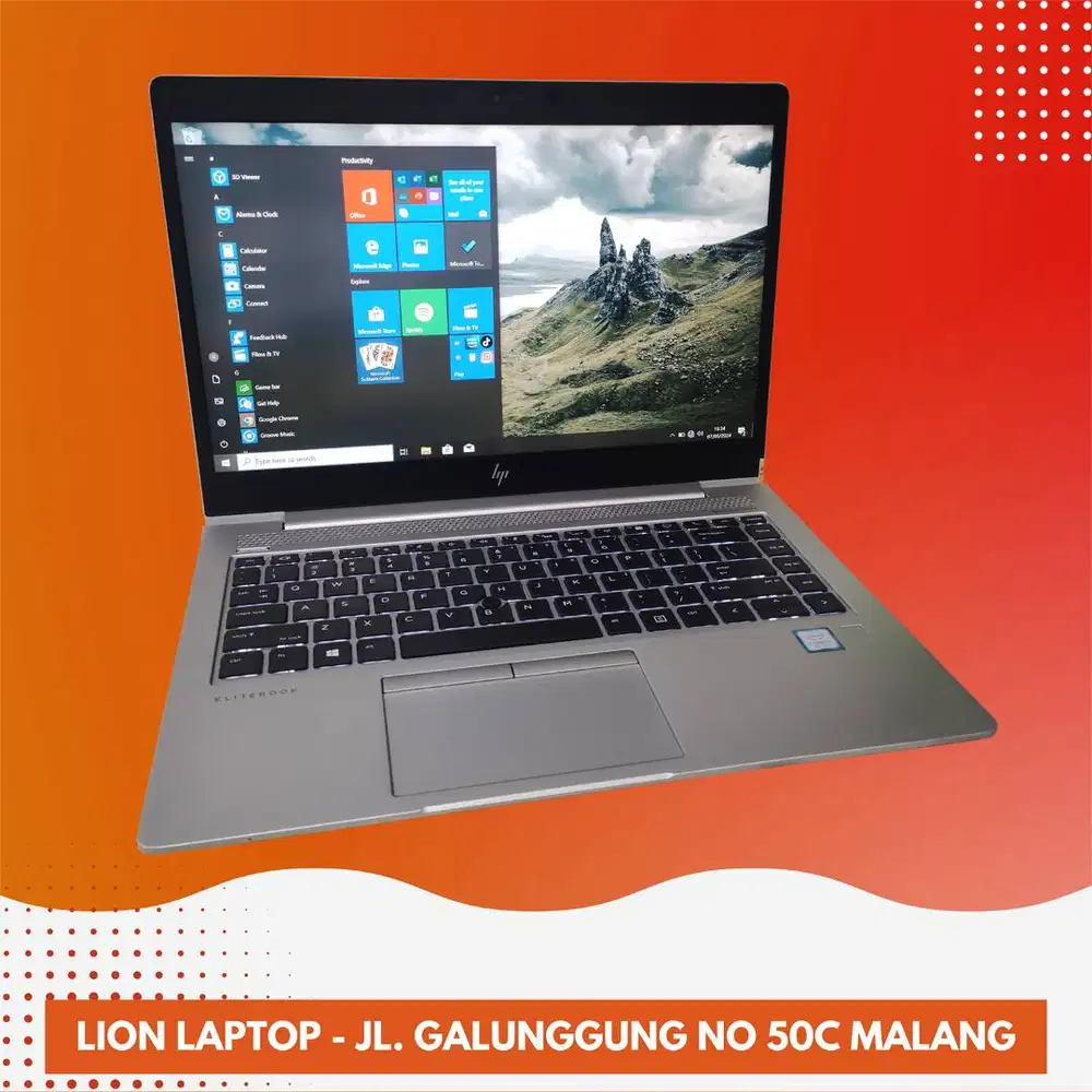 Core i5 Gen 8 RAM 8GB SSD 256GB HP Elitebook 840 G5 [08|12]