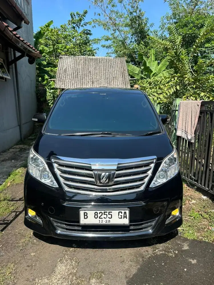 Alphard 2012 G ATPM HITAM CASH