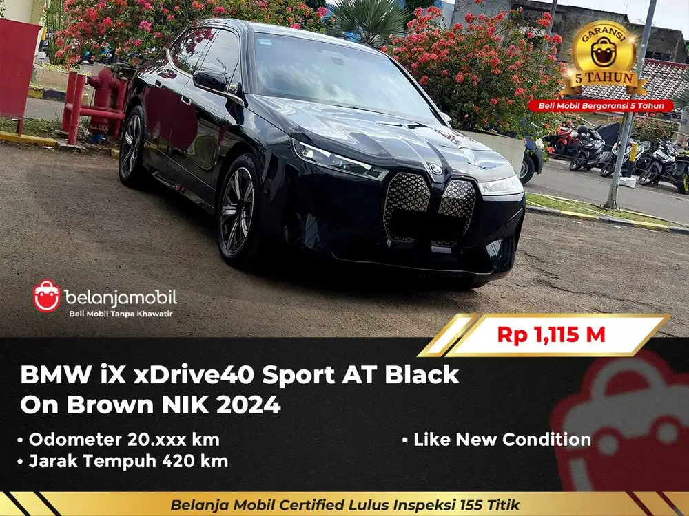 [ GARANSI 5TH ] BMW iX xDrive40 Xdrive 40 Sport AT 2024/2025