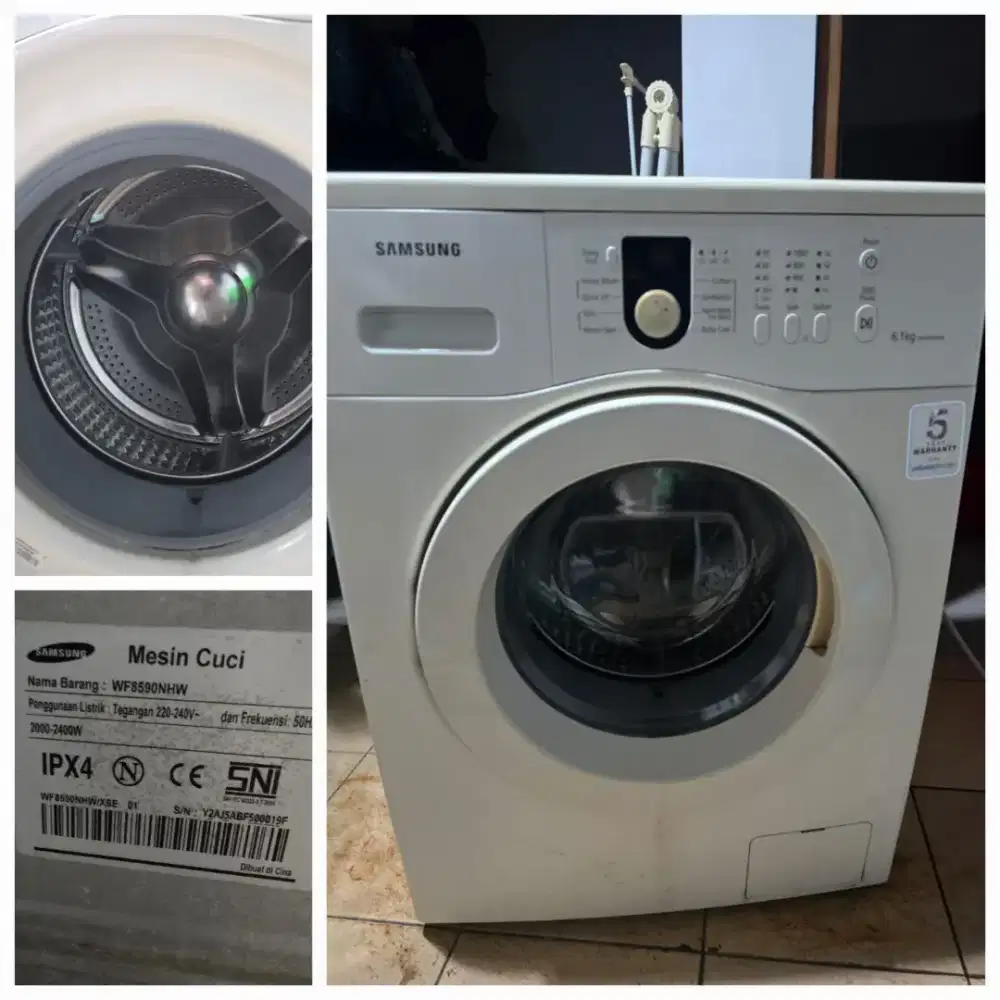 Preloved Mesin Cuci Samsung 6.1kg