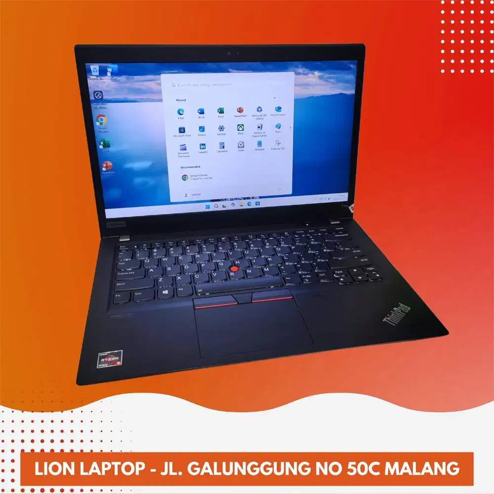 RAM 16GB Touchscreen Ryzen 5 Slim Lenovo Thinkpad T14s [08|12]