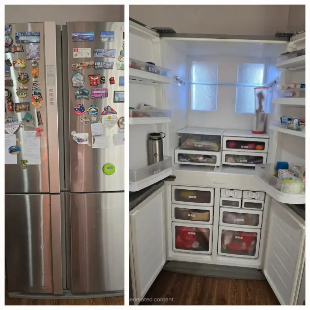 Preloved Kulkas Sharp Plasmacluster 4 Pintu