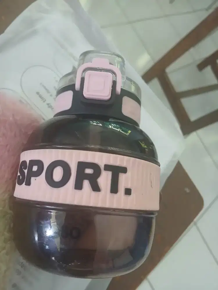 tumbler pink hitam sport