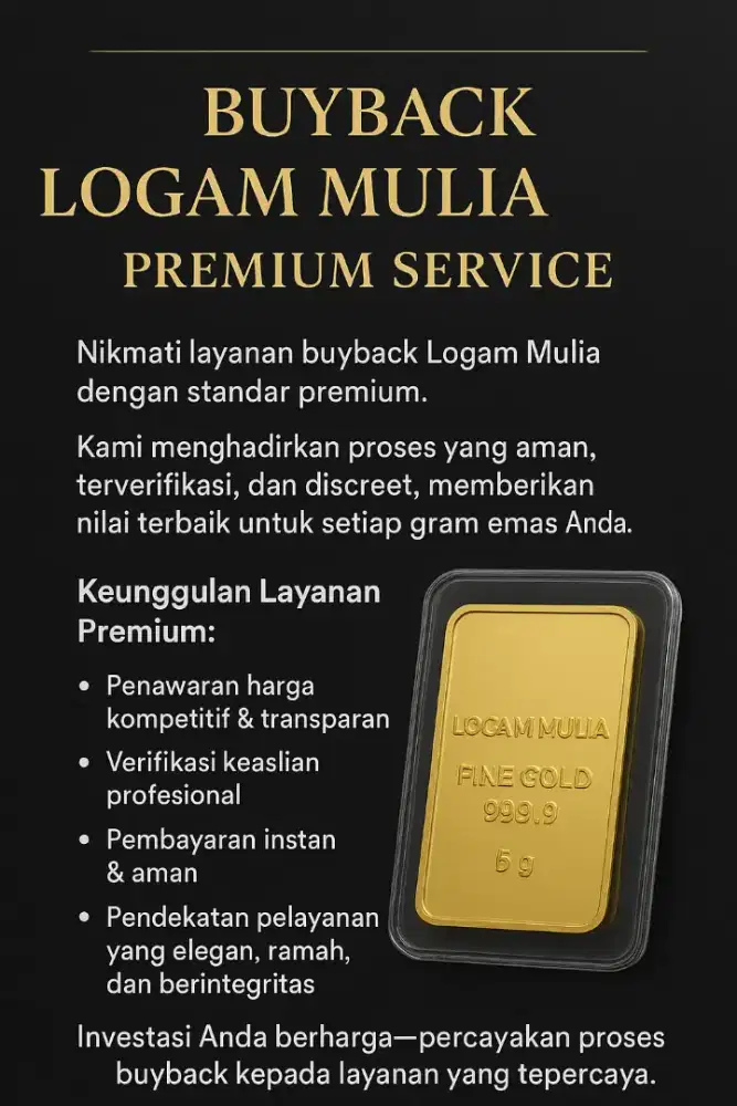 Buyback emas logam mulia Antam