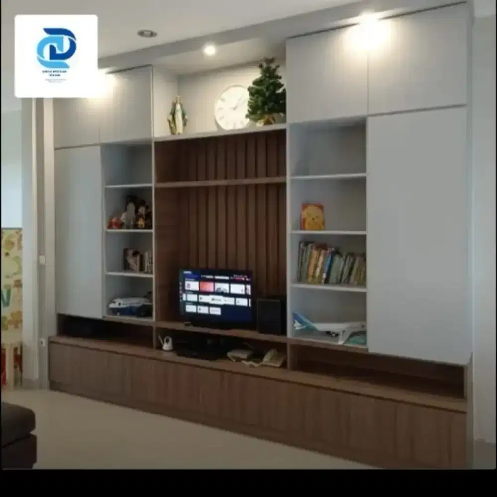 Kitchenset wall panel lemari semuafurnis custom murmer freedesain