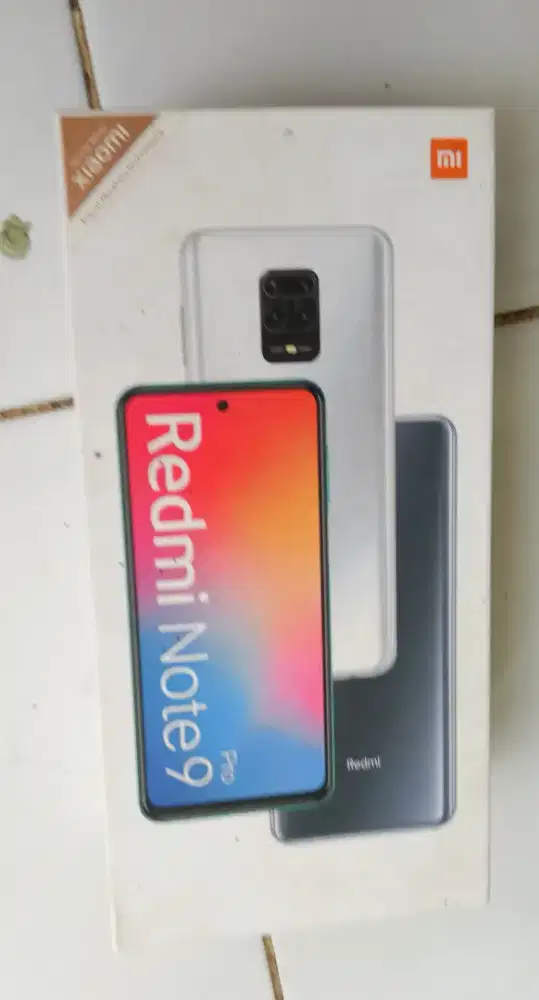 Kardus Redmi Note 9 Pro Full kitab