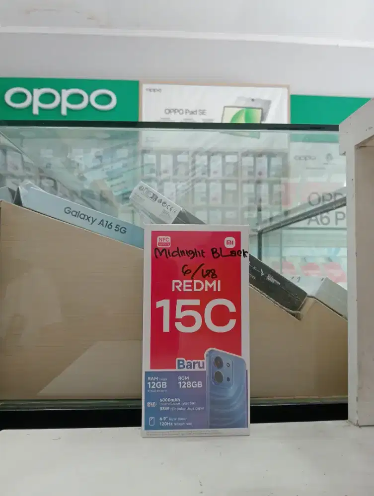 REDMI 15C 6/128 NEW MURAH QR GADGET