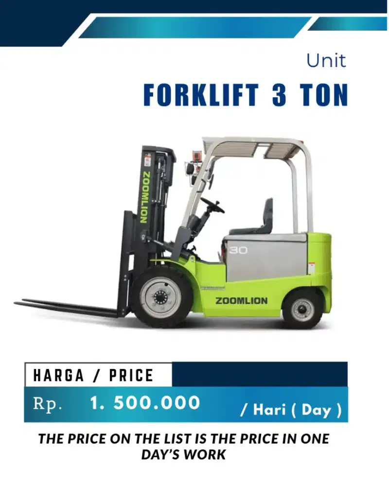 FOR RENT!!! Forklift 3 Ton