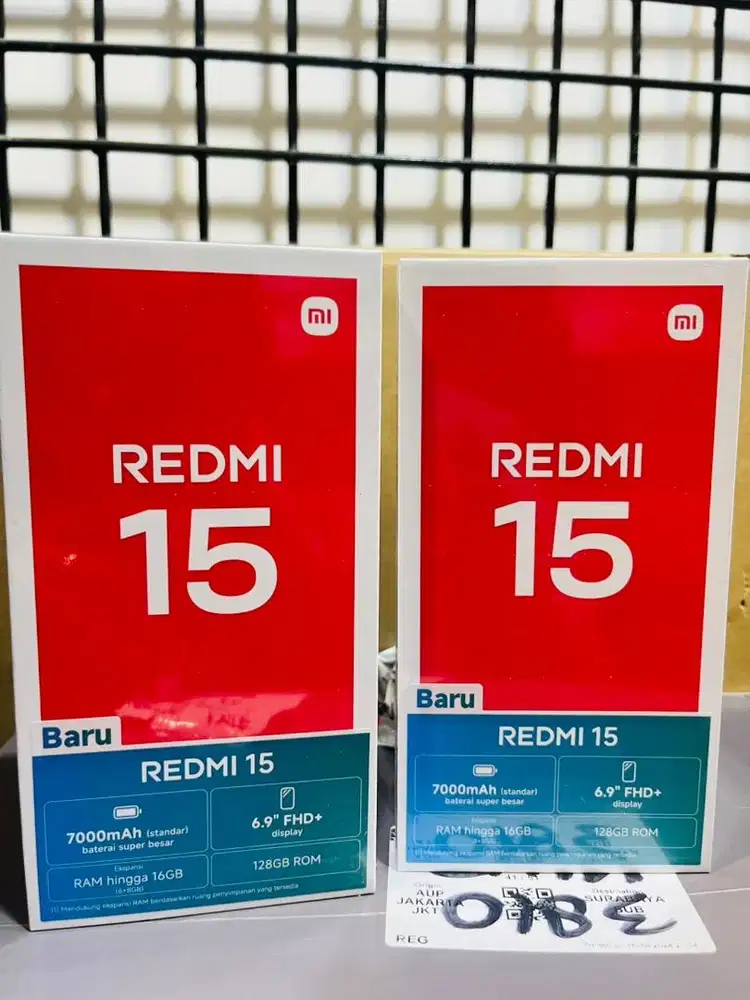 REDMI 15 8/128 & 8/256GB TERBARU