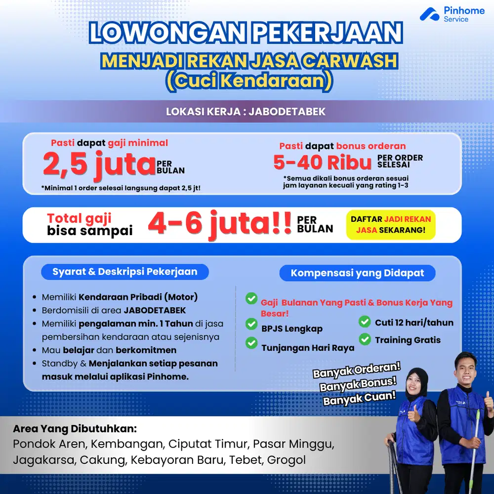 Rekan Jasa Pembersihan Mobil & Motor (Cuci Mobil & Cuci Motor)