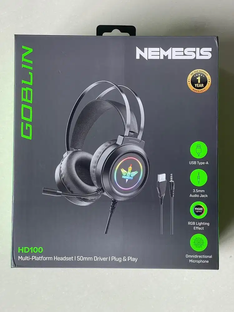 Headset Gaming NYK Nemesis HD100 Goblin