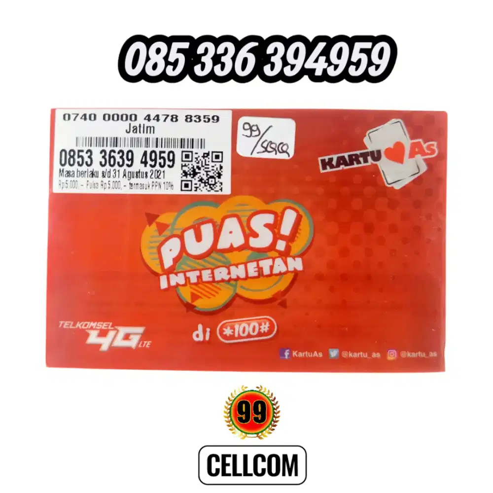 Nomor Cantik As Telkomsel Reguler