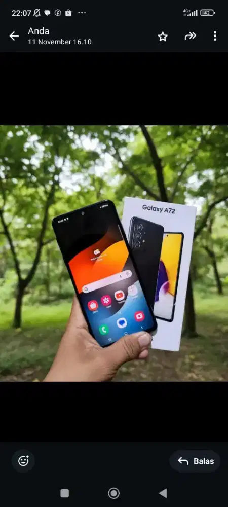 Samsung A72 NFC Super Amoled Resmi Indonesia