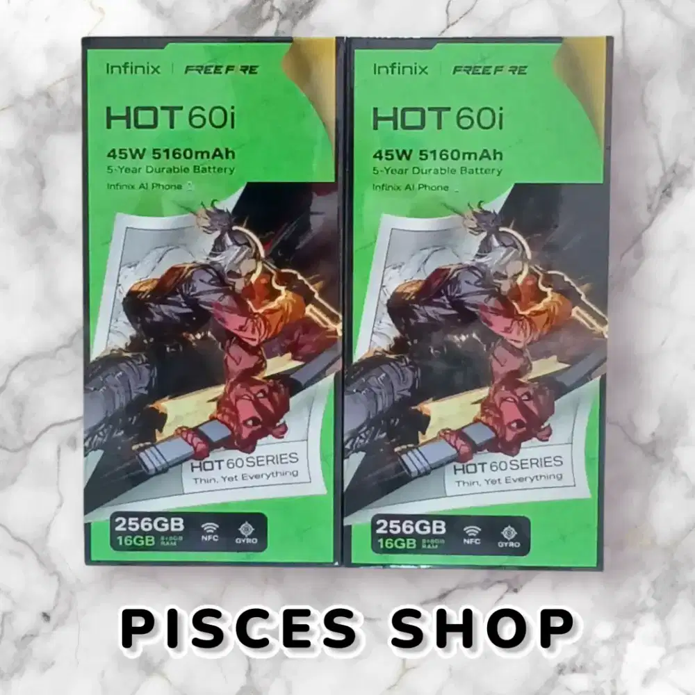 INFINIX HOT 60I RAM 8/256 NEW Segel Garansi Resmi 1 Tahun