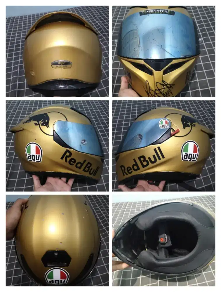 Helm agv k3sv original repaint redbull