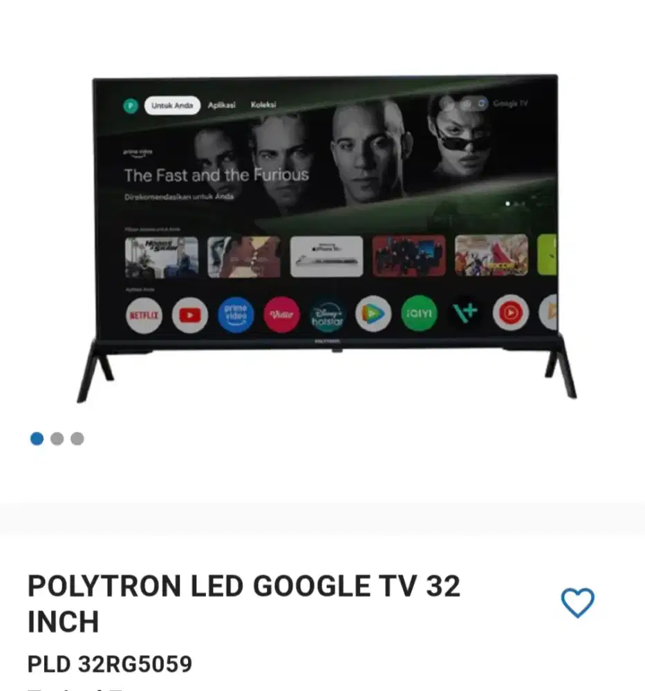 POLYTRON LED GOOGLE TV 32 INCH