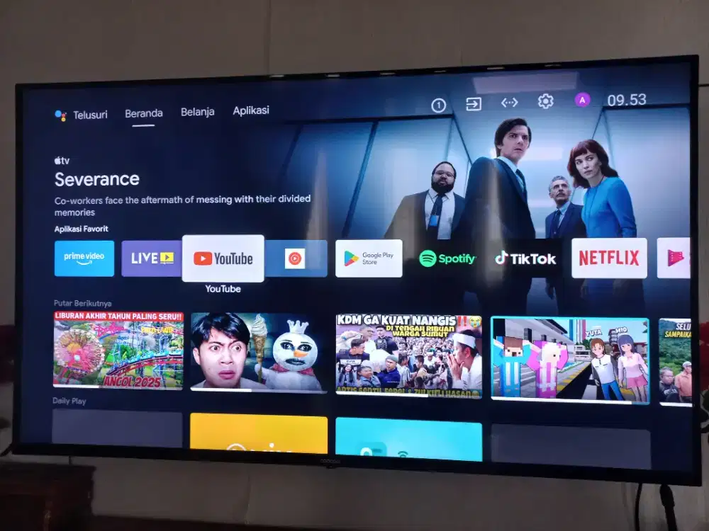 Tv android 70inch 4k coocaa msh original