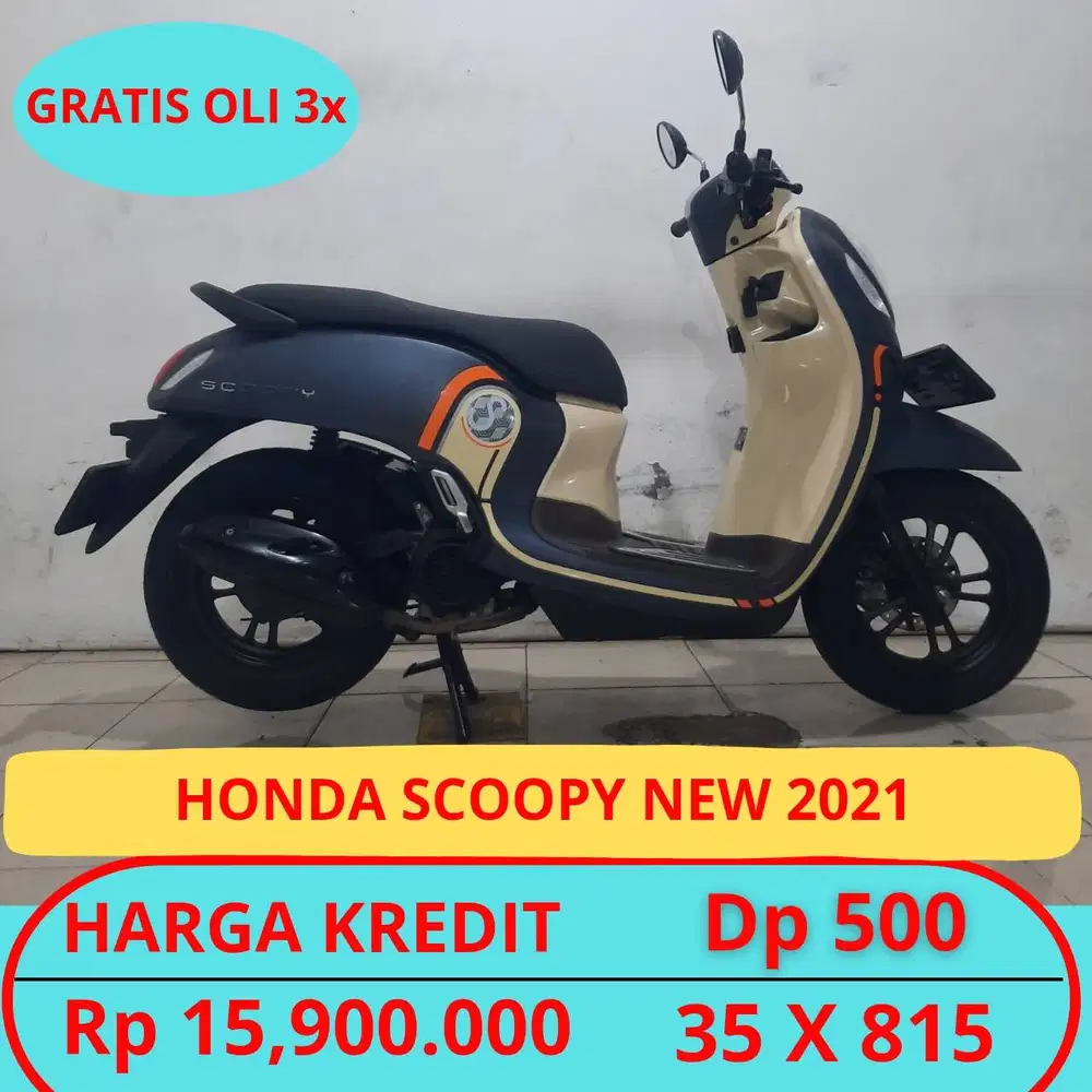 HONDA SCOOPY NEW 2021 DP HANYA 500 RIBU GUYSSS