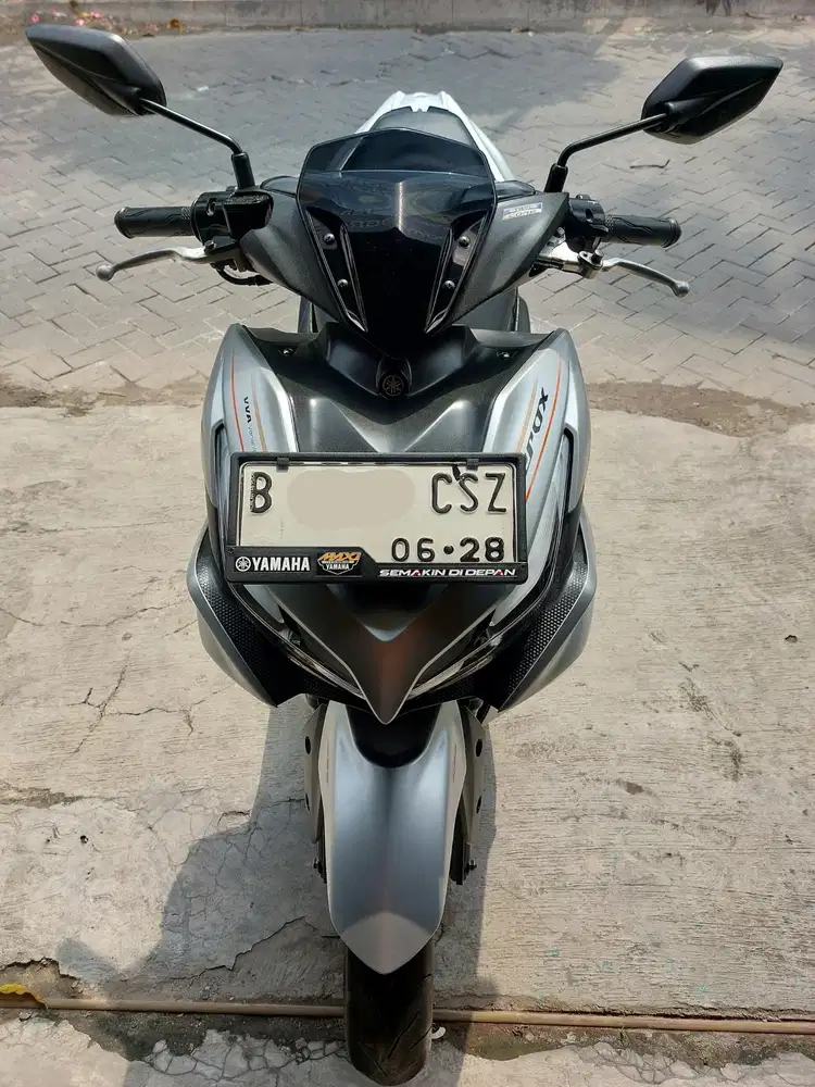 (DP 300 Rb)‼️ Aerox ABS Keyless Connected Silver 2023 Cash & Kredit