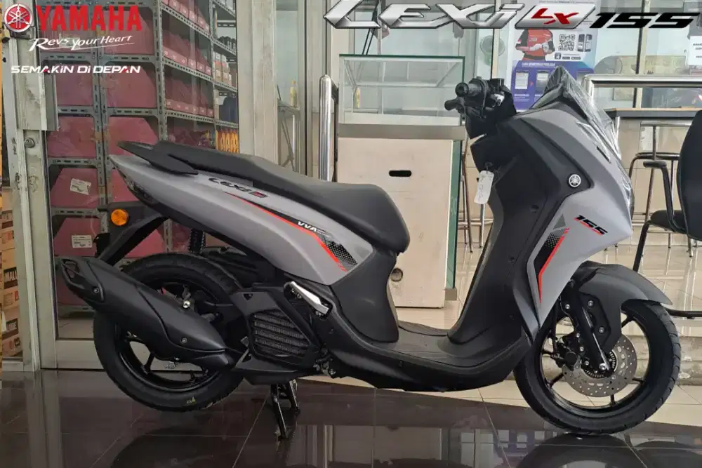 [ Motor Baru ] lexy lx 155cc vva conected khusus abu abu 2025
