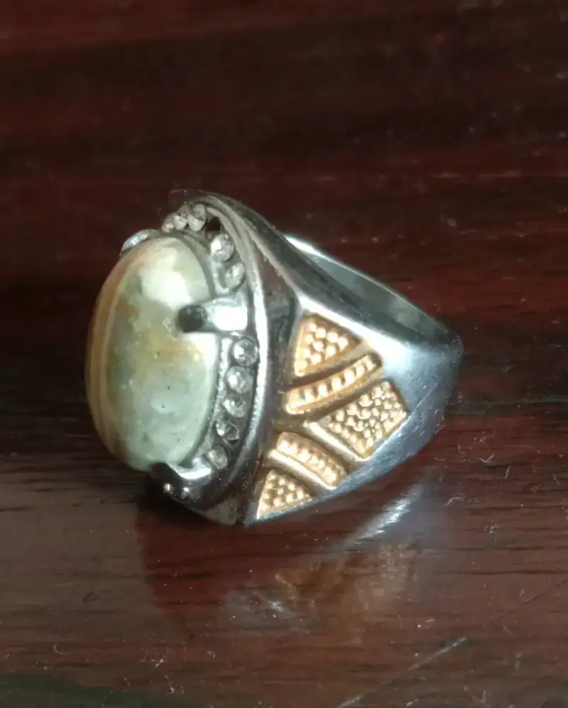 Cincin Asli Batu Fosil MG Unik