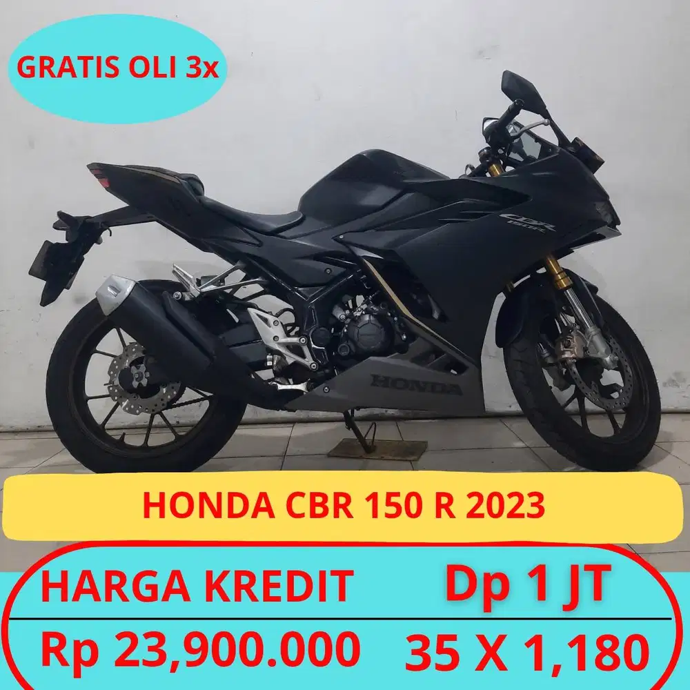 HONDA CBR 150 R 2023 DP HANYA 1 JUTA GUYSSS