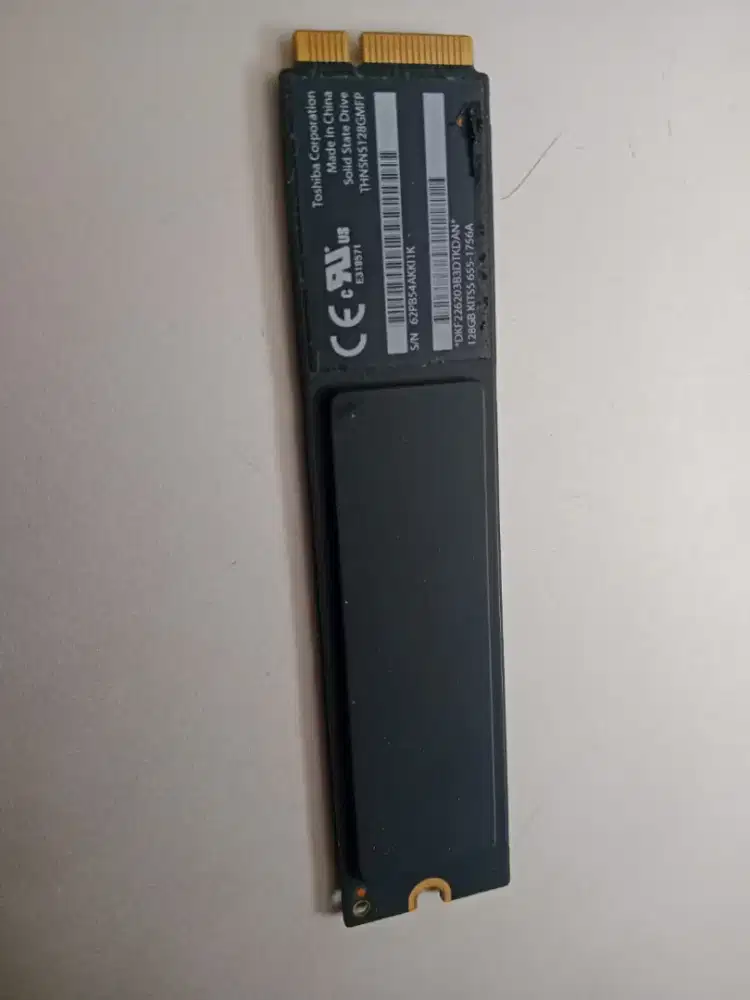 Ssd macbook air 2012 128gb ory cabutan